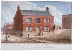 École de Charité de Saint George pour Filles, King Street, Southwark, Londres, 1825