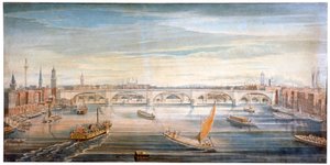 Vue du nouveau pont de Londres depuis l