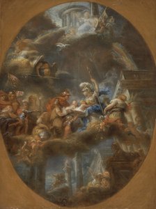 La noblesse offrant les enfants impériaux russes à Minerve, c.1795 - Gabriel Francois Doyen