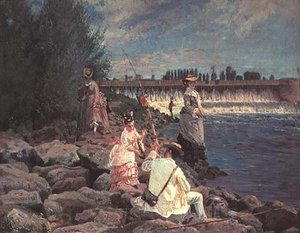 Pêche sur la Seine - Gabriel Guay