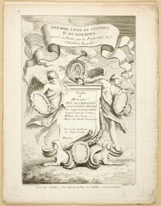 Figure (recto et verso), du Premier livre de figures d’Académies gravées en Partie par les Professeurs de l’Académie Royale