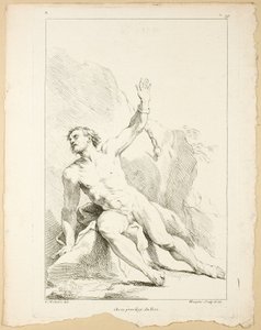 Figure, du Premier livre de figures d’Académies gravées en Partie par les Professeurs de l’Académie Royale