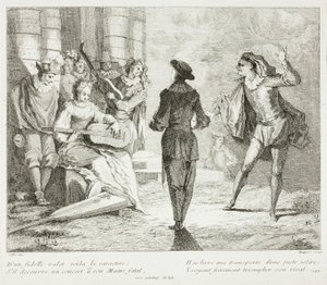 Plate from Livre de Scenes Comiques