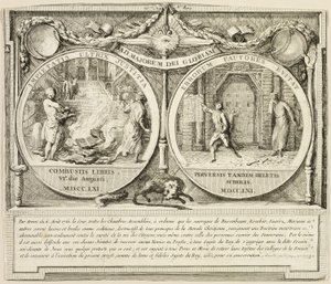 Expulsion des Jésuites - Gabriel Jacques de Saint Aubin