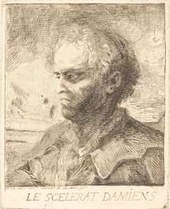 Le scélérat Damiens - Gabriel Jacques de Saint Aubin