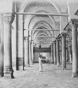 Colonnade, Le Caire, Égypte, fin 19e ou début 20e siècle
