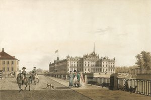 Vue du palais Mikhailovsky, 1804