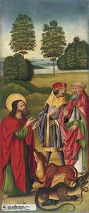 Le Miracle de Saint Matthieu domptant les dragons, 1478
