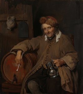 Le vieux buveur. Vers 1661-63 - Gabriel Metsu