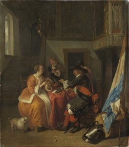 Un jeu de cartes - Gabriel Metsu