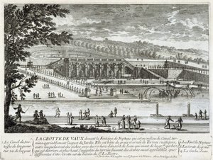 Vue de la grotte de Vaux-le-Vicomte - par Perelle, fin 17e siècle - Gabriel Perelle