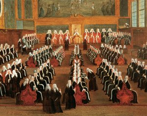 Conseil des Pregadi au Palais Ducal (détail)