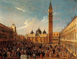 Italie, Vénétie, Venise, Dernier jour de carnaval sur la place San Marco, gros plan