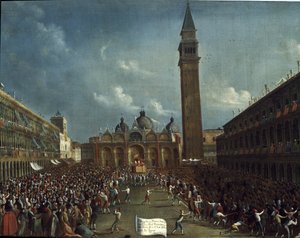Procession du doge et distribution d
