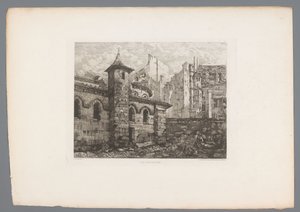 Vue de Saint-Julien-le-Pauvre - Gabrielle Marie Niel