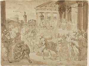 Une Procession Triomphale dans la Rome Antique