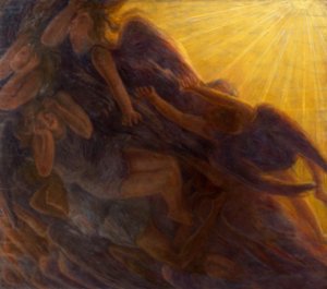 Chute des anges, triptyque