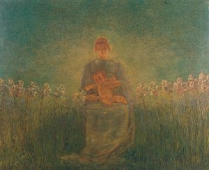 Madonna des lys - Gaetano Previati