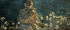Notre-Dame des chrysanthèmes - Gaetano Previati