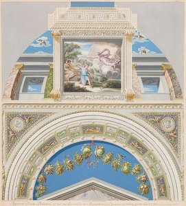 Lunette et voûte avec Dieu apparaissant à Isaac - Gaetano Savorelli