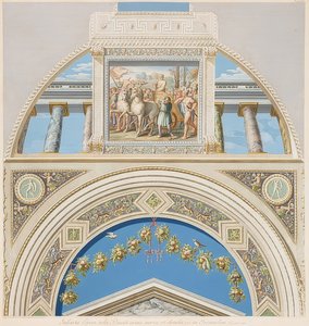 Lunette et champ voûté avec le Triomphe de David. 1774 - Gaetano Savorelli