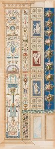 Pilastre Loggia I (Ornement reposant sur un masque)