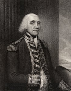 Amiral Richard Howe, gravé par W.T. Fry, de 