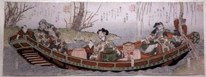Triptyque du groupe de Sendai : Trois héros du royaume de Shu, c.1818-30 - Gakutei Harunobu