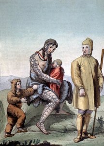 Famille tchouktche, vers 1810 - Gallo Gallina