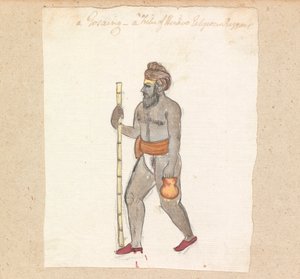 Un Gosiag - Une tribu de mendiants religieux hindous