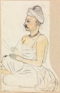 Homme écrivant