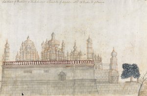 Vue Latérale de Bulliter ou Bulishwur, un Temple de Mahdew