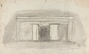 Croquis de la vallée et du village d