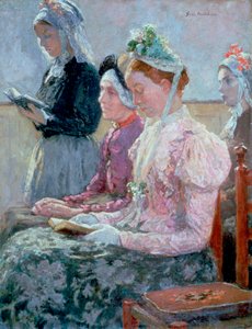 Dimanche matin, vers 1900 - Julius Garibaldi Melchers