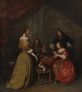 La Partie de cartes, vers 1665