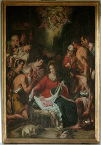 Adoration des bergers, école de G. De Craeyer