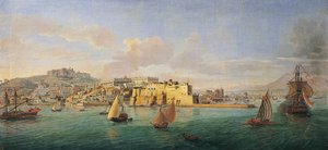 Vue de Naples depuis la mer