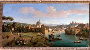 Vue de Vérone et des rives de l