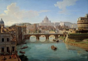 Vue de la basilique Saint-Pierre à Rome (détail)