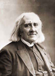 Portrait de Franz Liszt par Nadar. Photographie du 19e siècle.
