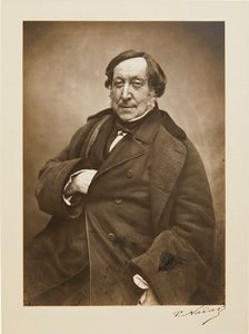 Portrait de Gioachino Rossini 1792-1868, 1856