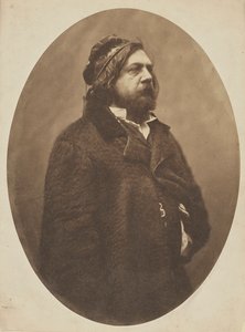Portrait du poète Théophile Gautier, 1811-1872, vers 1856