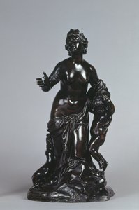 Latone et ses enfants, Apollon et Diane, vers 1671 (bronze avec patine laquée) - Gaspard Marsy
