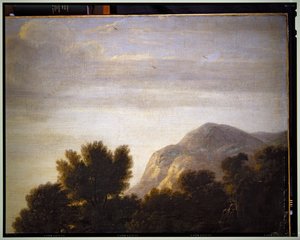 Paysage Italien, détail, sans date