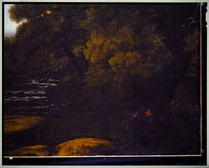 Paysage italien, détail, non daté - Gaspard Poussin Dughet