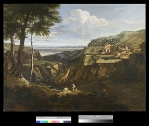 Vue du monastère de Camaldoli près de Frascati