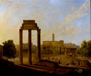 Rome : vue du Forum vers le Capitole - Gaspare Gabrielli