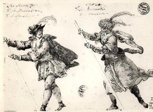Dessins pour les costumes de fête des bateliers