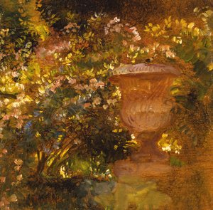Scène de jardin
