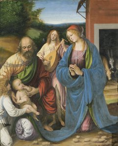 Détail de la Nativité et de la Dernière Cène, Polyptyque, 1511 (détail) - Gaudenzio Ferrari